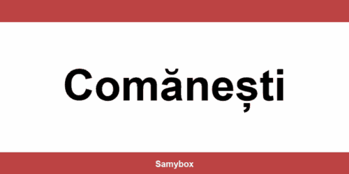 Găsește contactul depozitului Sameday din Comănești